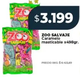 Supermayorista Vital ZOO SALVAJE Caramelo masticable oferta