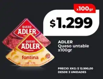 Supermayorista Vital ADLER Queso untable oferta