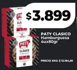 Supermayorista Vital PATY CLASICO Hamburguesa oferta