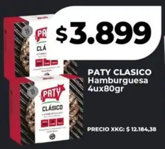 Supermayorista Vital PATY CLASICO Hamburguesa oferta