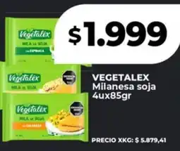 Supermayorista Vital VEGETALEX Milanesa soja oferta