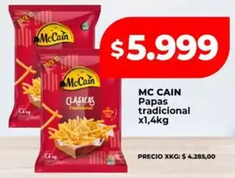 Supermayorista Vital MC CAIN Papas tradicional oferta