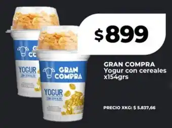 Supermayorista Vital GRAN COMPRA Yogur con cereales oferta