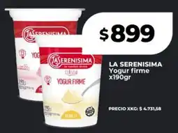 Supermayorista Vital LA SERENISIMA Yogur firme oferta