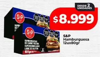 Supermayorista Vital S&P Hamburguesa 12ux80gr oferta