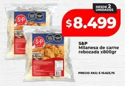 Supermayorista Vital S&P Milanesa de carne rebozada oferta