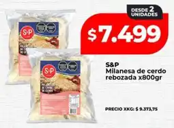 Supermayorista Vital S&P Milanesa de cerdo rebozada oferta