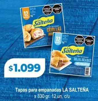 Supermayorista Vital LA SALTEÑA Tapas para empanadas oferta