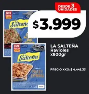 Supermayorista Vital LA SALTEÑA Ravioles oferta