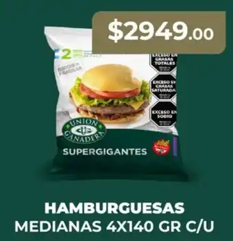 Supermayorista Vital Union Ganadera Hamburguesas oferta