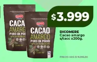 Supermayorista Vital DICOMERE Cacao amargo oferta