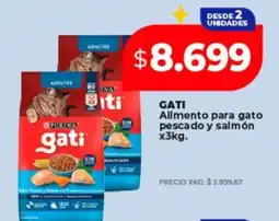 Supermayorista Vital GATI Allmento para gato pescado y salmon oferta