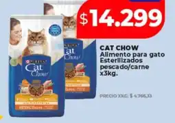 Supermayorista Vital CAT CHOW Allmento para gato Esterilizados 3 kg oferta