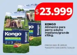 Supermayorista Vital KONGO Alimento para perro adulto mediano/grande oferta