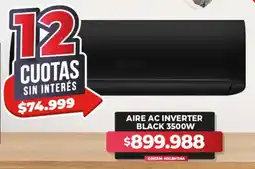 Supermayorista Vital Aire AC Inverter Black 3500W oferta