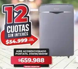 Supermayorista Vital Aire Acondicionado Portatil 3100W/3500W oferta