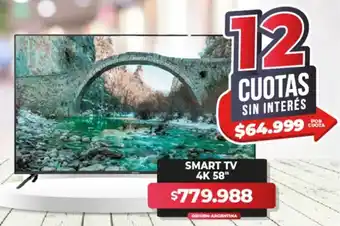 Supermayorista Vital Smart TV 4K 58" oferta