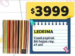 Nini Mayorista Ledesma cuaderno espiral oferta