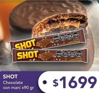 Nini Mayorista Shot chocolate con maní oferta