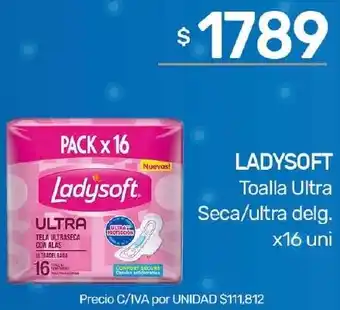 Nini Mayorista Ladysoft toalla ultra seca/ultra delg. oferta