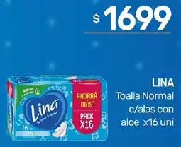 Nini Mayorista Lina toalla normal c/alas con oferta