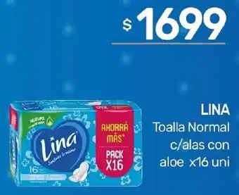 Nini Mayorista Lina toalla normal c/alas con oferta