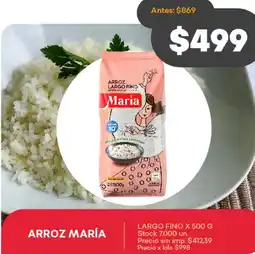 Supermercados Tadicor Arroz maría largo fino oferta