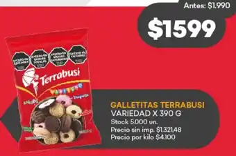 Supermercados Tadicor Galletitas terrabusi variedad oferta