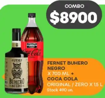 Supermercados Tadicor Fernet buhero negro oferta