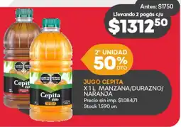 Supermercados Tadicor Jugo cepita oferta