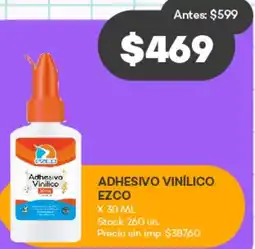 Supermercados Tadicor Adhesivo vinílico ezco oferta