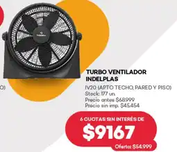 Supermercados Tadicor Turbo ventilador indelplas oferta