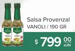 El Milagro Mayorista Salsa provenzal vanoli oferta