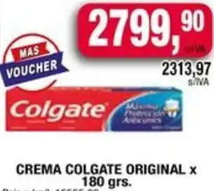 Maxiconsumo Colgate original crema oferta