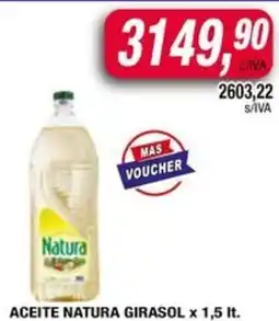 Maxiconsumo Aceite natura girasol oferta