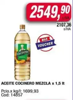 Maxiconsumo Aceite cocinero mezcla oferta