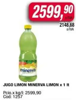 Maxiconsumo Jugo limon Minerva limon oferta