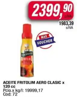 Maxiconsumo Aceite fritolim aero clasic oferta