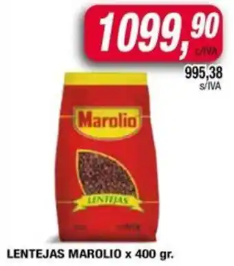 Maxiconsumo Lentejas marolio oferta