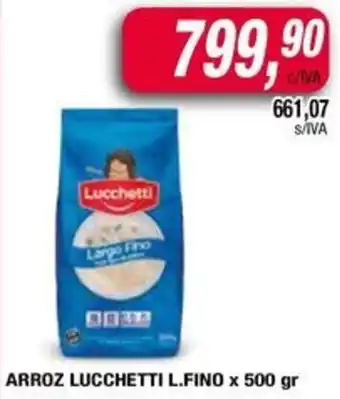 Maxiconsumo Arroz lucchetti largo fino oferta