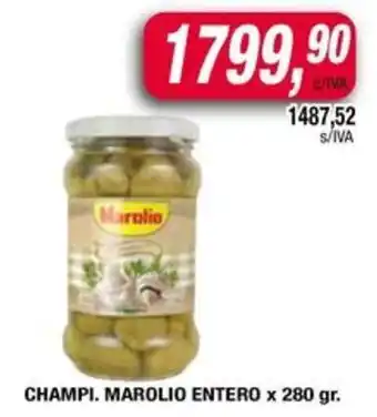 Maxiconsumo Champi. marolio entero oferta