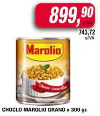 Maxiconsumo Choclo marolio grano oferta