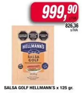 Maxiconsumo Salsa golf hellmann´s oferta