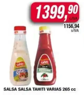 Maxiconsumo Salsa salsa tahiti varias oferta