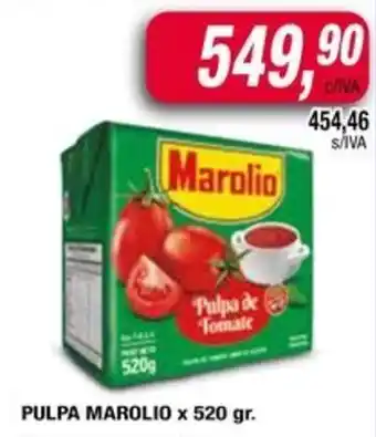 Maxiconsumo Pulpa marolio oferta