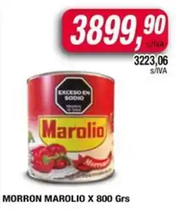 Maxiconsumo Morron marolio oferta