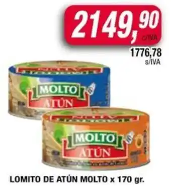 Maxiconsumo Lomito de atún molto oferta