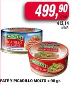 Maxiconsumo Paté y picadillo molto oferta