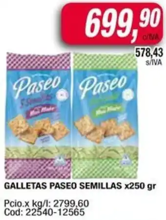 Maxiconsumo Galletas paseo semillas oferta