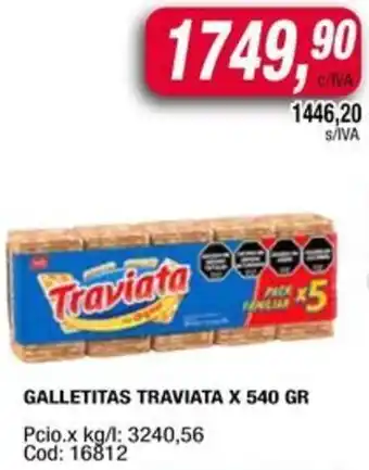 Maxiconsumo Galletitas traviata oferta